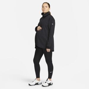 Nike Women's (M) One reversible French terry pullover top CQ9286 black